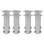 Patas de sofá 8 unidades redondas cromadas 180 mm de vidaXL, Soportes para sillas y sofás - Ref: Foro24-3051483, Precio: 21,7...