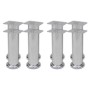 Patas de sofá 8 unidades redondas cromadas 180 mm de vidaXL, Soportes para sillas y sofás - Ref: Foro24-3051483, Precio: 22,5...