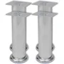 Patas de sofá 8 unidades redondas cromadas 180 mm de vidaXL, Soportes para sillas y sofás - Ref: Foro24-3051483, Precio: 21,7...