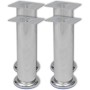 Patas de sofá 8 unidades redondas cromadas 180 mm de vidaXL, Soportes para sillas y sofás - Ref: Foro24-3051483, Precio: 22,5...