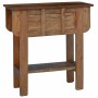 Mesa consola de madera reciclada mixta 80x35x80 cm en Mesas auxiliares | Comprar online en Foru.es