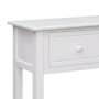 Aparador madera maciza de Paulownia blanco 108x30x76 cm de vidaXL, Aparadores - Ref: Foro24-338547, Precio: 184,27 €, Descuen...