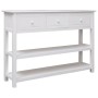 Aparador madera maciza de Paulownia blanco 108x30x76 cm de vidaXL, Aparadores - Ref: Foro24-338547, Precio: 184,27 €, Descuen...