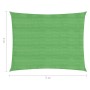 Toldo de vela HDPE verde claro 160 g/m² 2x3 m de vidaXL, Sombrillas - Ref: Foro24-311282, Precio: 23,50 €, Descuento: %