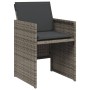 Set comedor jardín 9 pzas y cojines ratán sintético gris de vidaXL, Conjuntos de jardín - Ref: Foro24-3277687, Precio: 710,56...