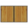Mesa de jardín superficie de madera ratán PE negro 110x68x70 cm de vidaXL, Mesas de jardín - Ref: Foro24-366355, Precio: 82,0...