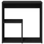 Mesas auxiliares 2 uds madera de ingeniería negro 50x30x50 cm de vidaXL, Mesas auxiliares - Ref: Foro24-840558, Precio: 50,37...