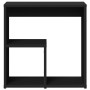 Mesas auxiliares 2 uds madera de ingeniería negro 50x30x50 cm de vidaXL, Mesas auxiliares - Ref: Foro24-840558, Precio: 51,00...