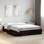 Estructura cama con cajones madera ingeniería negra 150x200 cm de vidaXL, Camas y somieres - Ref: Foro24-3280651, Precio: 175...