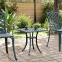 Mesa de jardín aluminio fundido verde 53x53x53 cm de vidaXL, Mesas de jardín - Ref: Foro24-4002822, Precio: 74,09 €, Descuent...