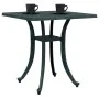Mesa de jardín aluminio fundido verde 53x53x53 cm de vidaXL, Mesas de jardín - Ref: Foro24-4002822, Precio: 71,45 €, Descuent...