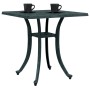 Mesa de jardín aluminio fundido verde 53x53x53 cm de vidaXL, Mesas de jardín - Ref: Foro24-4002822, Precio: 74,09 €, Descuent...