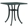 Mesa de jardín aluminio fundido verde 53x53x53 cm de vidaXL, Mesas de jardín - Ref: Foro24-4002822, Precio: 71,45 €, Descuent...