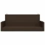 Banco columpio de ratán sintético marrón 119x56x48 cm de vidaXL, Bancos de jardín - Ref: Foro24-365626, Precio: 116,68 €, Des...