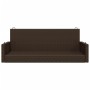 Banco columpio de ratán sintético marrón 119x56x48 cm de vidaXL, Bancos de jardín - Ref: Foro24-365626, Precio: 119,27 €, Des...