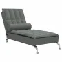 Massage Divan Sofa with Dark Gray Fabric Cushion by vidaXL, Daybeds - Ref: Foro24-379444, Price: 154,01 €, Discount: %