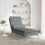 Sofá diván de masaje con cojín de tela gris oscuro de vidaXL, Divanes - Ref: Foro24-379444, Precio: 154,01 €, Descuento: %