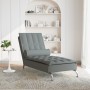 Sofá diván de masaje con cojín de tela gris oscuro de vidaXL, Divanes - Ref: Foro24-379444, Precio: 156,74 €, Descuento: %