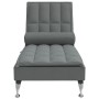 Sofá diván de masaje con cojín de tela gris oscuro de vidaXL, Divanes - Ref: Foro24-379444, Precio: 156,74 €, Descuento: %