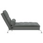 Sofá diván de masaje con cojín de tela gris oscuro de vidaXL, Divanes - Ref: Foro24-379444, Precio: 156,74 €, Descuento: %