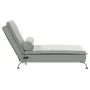 Massage-Diwansofa mit hellgrauem Samtkissen von vidaXL, Tagesbetten - Ref: Foro24-379450, Preis: 105,09 €, Rabatt: %