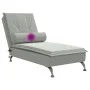 Massage-Diwansofa mit hellgrauem Samtkissen von vidaXL, Tagesbetten - Ref: Foro24-379450, Preis: 105,09 €, Rabatt: %