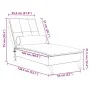 Massage-Diwansofa mit hellgrauem Samtkissen von vidaXL, Tagesbetten - Ref: Foro24-379450, Preis: 105,09 €, Rabatt: %