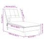 Sofá diván de masaje con cojín de terciopelo gris claro de vidaXL, Divanes - Ref: Foro24-379450, Precio: 99,67 €, Descuento: %