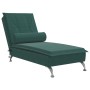 Sofá diván de masaje con cojín de terciopelo gris oscuro de vidaXL, Divanes - Ref: Foro24-379452, Precio: 104,77 €, Descuento: %