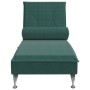 Sofá diván de masaje con cojín de terciopelo gris oscuro de vidaXL, Divanes - Ref: Foro24-379452, Precio: 104,77 €, Descuento: %