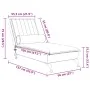 Massage-Diwansofa mit blauem Samtkissen von vidaXL, Tagesbetten - Ref: Foro24-379467, Preis: 160,19 €, Rabatt: %