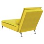 Sofá diván de masaje con cojín de terciopelo amarillo de vidaXL, Divanes - Ref: Foro24-379465, Precio: 119,72 €, Descuento: %