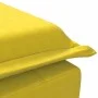 Sofá diván de masaje con cojín de terciopelo amarillo de vidaXL, Divanes - Ref: Foro24-379465, Precio: 131,03 €, Descuento: %