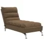 Sofá diván de masaje con cojines de tela marrón de vidaXL, Divanes - Ref: Foro24-379478, Precio: 192,56 €, Descuento: %
