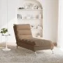 Massage-Diwansofa mit braunen Stoffkissen von vidaXL, Tagesbetten - Ref: Foro24-379478, Preis: 192,56 €, Rabatt: %