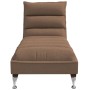 Sofá diván de masaje con cojines de tela marrón de vidaXL, Divanes - Ref: Foro24-379478, Precio: 196,25 €, Descuento: %