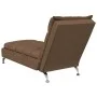 Sofá diván de masaje con cojines de tela marrón de vidaXL, Divanes - Ref: Foro24-379478, Precio: 192,56 €, Descuento: %