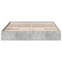 Cama con cajones madera ingeniería gris hormigón 180x200 cm de vidaXL, Camas y somieres - Ref: Foro24-3280639, Precio: 165,42...