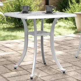 Mesa de jardín aluminio fundido blanco 53x53x53 cm de vidaXL, Mesas de jardín - Ref: Foro24-4002817, Precio: 67,57 €, Descuen...