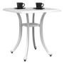 Mesa de jardín aluminio fundido blanco 53x53x53 cm de vidaXL, Mesas de jardín - Ref: Foro24-4002817, Precio: 79,44 €, Descuen...