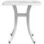 Mesa de jardín aluminio fundido blanco 53x53x53 cm de vidaXL, Mesas de jardín - Ref: Foro24-4002817, Precio: 67,57 €, Descuen...