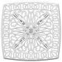 Mesa de jardín aluminio fundido blanco 53x53x53 cm de vidaXL, Mesas de jardín - Ref: Foro24-4002817, Precio: 67,57 €, Descuen...