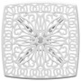 Mesa de jardín aluminio fundido blanco 53x53x53 cm de vidaXL, Mesas de jardín - Ref: Foro24-4002817, Precio: 79,44 €, Descuen...