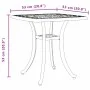 Mesa de jardín aluminio fundido blanco 53x53x53 cm de vidaXL, Mesas de jardín - Ref: Foro24-4002817, Precio: 67,57 €, Descuen...
