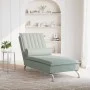 Sofá diván de masaje con cojín de terciopelo gris claro de vidaXL, Divanes - Ref: Foro24-379459, Precio: 133,32 €, Descuento: %