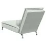 Sofá diván de masaje con cojín de terciopelo gris claro de vidaXL, Divanes - Ref: Foro24-379459, Precio: 133,32 €, Descuento: %