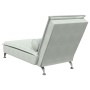 Sofá diván de masaje con cojín de terciopelo gris claro de vidaXL, Divanes - Ref: Foro24-379459, Precio: 107,45 €, Descuento: %