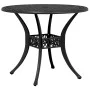 Mesa de jardín aluminio fundido negro Ø90x75 cm de vidaXL, Mesas de jardín - Ref: Foro24-4002808, Precio: 216,41 €, Descuento: %