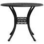 Mesa de jardín aluminio fundido negro Ø90x75 cm de vidaXL, Mesas de jardín - Ref: Foro24-4002808, Precio: 216,41 €, Descuento: %