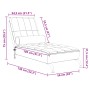 Sofá diván de masaje con cojín de tela marrón de vidaXL, Divanes - Ref: Foro24-379446, Precio: 150,46 €, Descuento: %